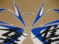 Suzuki Hayabusa 2009 - Weiß/Blaue Version - Dekorset