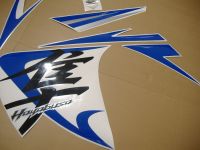 Suzuki Hayabusa 2009 - White/Blue Version - Decalset