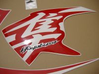 Suzuki Hayabusa 2010 - Black/Red Version - Decalset