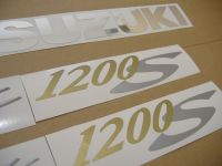 Suzuki Bandit 1200S 2002 - Darkblue Version - Decalset