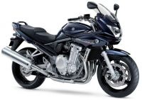 Suzuki Bandit 1250S 2007 - Dunkelblaue Version - Dekorset