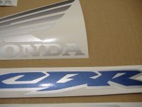 Honda CBR 600RR 2003 - Blaue Version - Dekorset