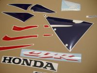 Honda CBR 600RR 2005 - Rot/Blau/Silber Version - Dekorset