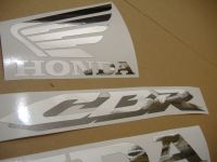Honda CBR 600RR 2007 - Black/Grey Version - Decalset