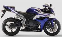 Honda CBR 600RR 2007 - Blau/Weiße Version - Dekorset