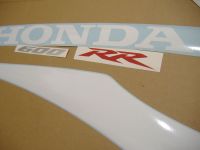 Honda CBR 600RR 2007 - Blue/White Version - Decalset