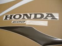 Honda CBR 600RR 2007 - Grau/Weiß/Schwarze Version - Dekorset