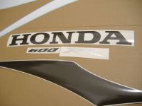 Honda CBR 600RR 2007 - Grey/White/Black Version - Decalset