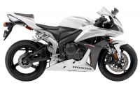 Honda CBR 600RR 2007 - Weiß/Schwarz/Silber Version - Dekorset