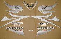 Honda CBR 600RR 2007 - Weiß/Schwarz/Silber Version - Dekorset