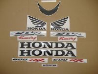 Honda CBR 600RR 2008 - Silver Version - Decalset