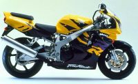 Honda CBR 919RR 1997 - Yellow/Black/Purple Version - Decalset