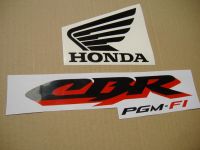 Honda CBR 929RR 2001 - Silver Version - Decalset