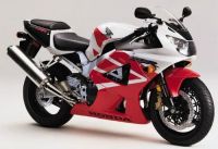 Honda CBR 929RR 2001 - Weiß/Rote Version - Dekorset