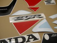 Honda CBR 929RR 2001 - White/Red Version - Decalset