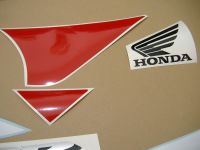 Honda CBR 929RR 2001 - Weiß/Rote Version - Dekorset