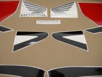 Honda CBR 954RR 2002 - Schwarz/Rote Version - Dekorset