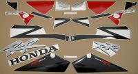 Honda CBR 954RR 2002 - Black/Red Version - Decalset