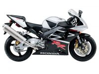 Honda CBR 954RR 2002 - Silber Version - Dekorset