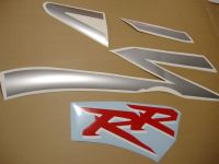 Honda CBR 954RR 2002 - Silver Version - Decalset