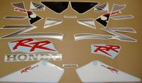 Honda CBR 954RR 2002 - Silver Version - Decalset