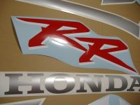 Honda CBR 954RR 2002 - Silver Version - Decalset