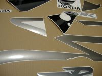 Honda CBR 954RR 2002 - Titangrey Version - Decalset