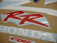 Honda CBR 954RR 2003 - Weiß/Dunkelblaue Version - Dekorset