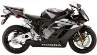 Honda CBR 1000RR 2004 - Schwarze Version - Dekorset