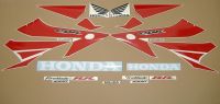 Honda CBR 1000RR 2004 - White/Red/Blue Version - Decalset