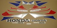 Honda CBR 1000RR 2005 - Red/Blue/Silver EU Version - Decalset