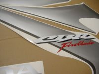 Honda CBR 1000RR 2006 - Silber Version - Dekorset