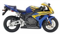 Honda CBR 1000RR 2006 - Gelb/Blau Version - Dekorset