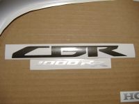 Honda CBR 1000RR 2009 - Weiße Version - Dekorset