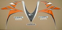 Honda CBR 1000RR 2010 - Orange/Silber Version - Dekorset