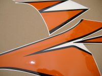 Honda CBR 1000RR 2010 - Orange/Silver Version - Decalset