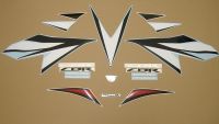 Honda CBR 1000RR 2012 - Rot/Schwarz/Weiße Version - Dekorset