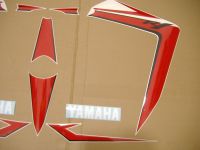 Yamaha YZF-R1 RN19 2007 - White/Red Version - Decalset