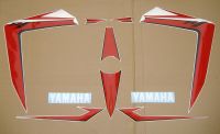 Yamaha YZF-R1 RN19 2007 - White/Red Version - Decalset