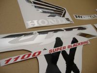 Honda CBR 1100XX 1997 - Grey Version - Decalset