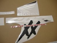 Honda CBR 1100XX 1997 - Grey Version - Decalset