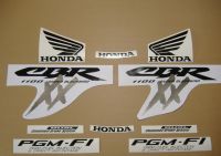 Honda CBR 1100XX 2004 - Silver Version - Decalset