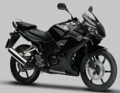 Honda CBR 125R 2008 - Schwarz/Graue Version - Dekorset