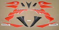 Honda CBR 125R 2009 - Schwarz/Rote Version - Dekorset