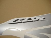 Honda CBR 125R 2009 - Schwarz/Silber Version - Dekorset