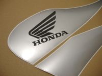 Honda CBR 125R 2009 - Schwarz/Silber Version - Dekorset