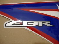 Honda CBR 125R 2012 - Weiß/Blaue Version - Dekorset