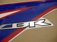 Honda CBR 125R 2012 - Weiß/Blaue Version - Dekorset