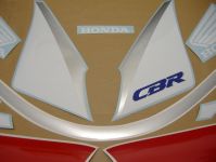 Honda CBR 600 F2 - Weiß/Rote Version - Dekorset