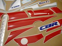 Honda CBR 600 F2 - White/Red Version - Decalset